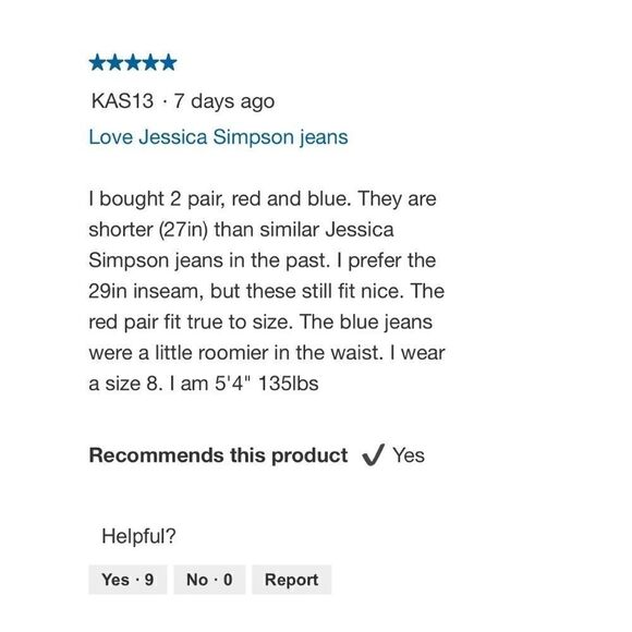 JESSICA SIMPSON Jeans   - Picture 11 of 13